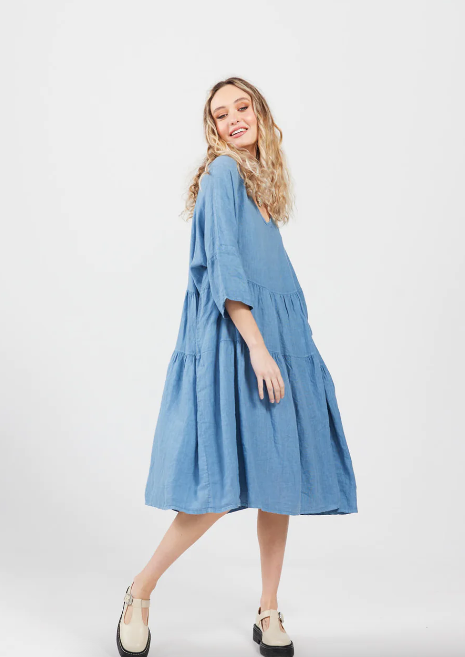 Stella Linen Dress