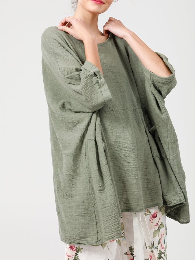 Camille Top - Loose Fit Natural Fibre casual top