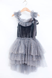 Clara Ballerina Dress, Vintage Blue