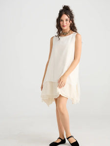 Arabesque Dress. Cream