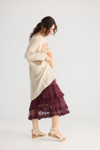 Art Nouveau Lady Isolde Linen Gauze Dress