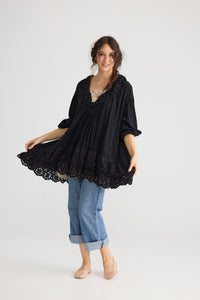Florizel Top - Black