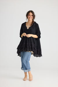 Florizel Top - Black
