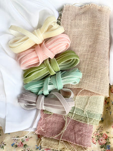 Velvet Ribbon Collection. Pretty Pastels