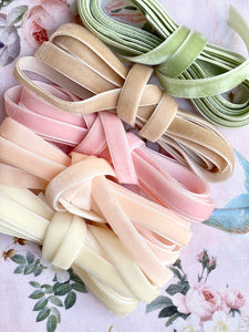 Velvet Ribbon Collection. Pretty Pastels