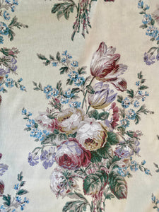 Poetry of Flowers Fabric Collection. Autumn Rose Bouquet.