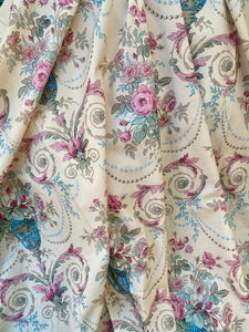 Poetry of Flowers fabric collection. Antique Vase of Flowers