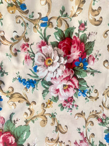 Poetry of Flowers Fabric Collection. Vintage English Rose Garden
