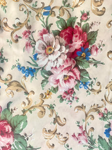 Poetry of Flowers Fabric Collection. Vintage English Rose Garden