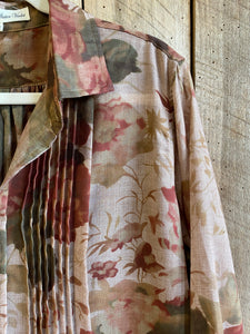Annabelle Cotton Shirt Dress - Antique Rose