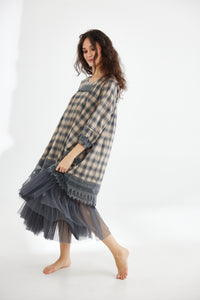 Isla Dress.  Grey