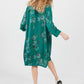 Abigail Floral Coatdress - Linen button up coat