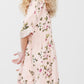 Abigail Floral Coatdress - Linen button up coat