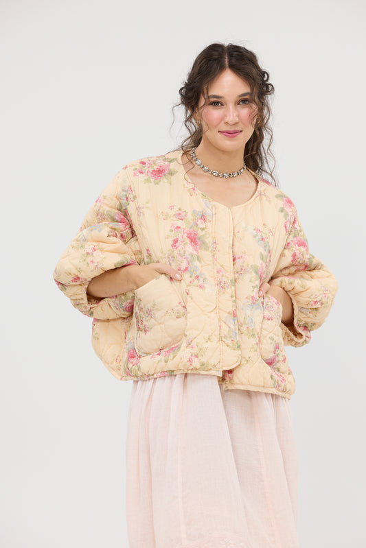 Mitsuko Padded jacket. Petite Fleur floral