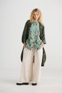 Lucille Linen Pants - Cream
