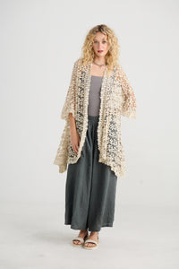 Lucille Linen Pants - Charcoal