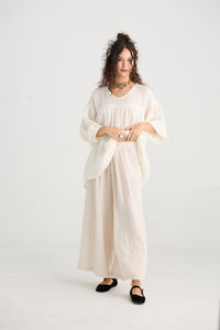Lucille Linen Pants - Cream