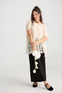 Lucille Linen Pants - Black
