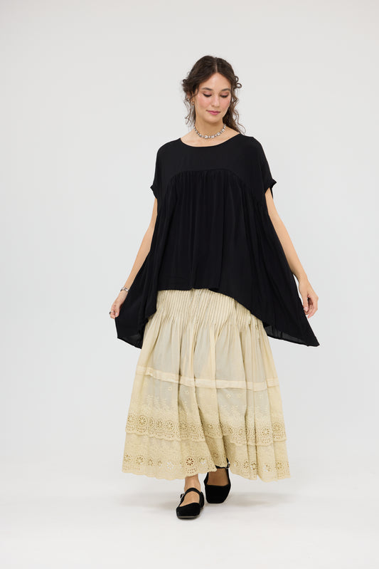 Adelaide Top. Black