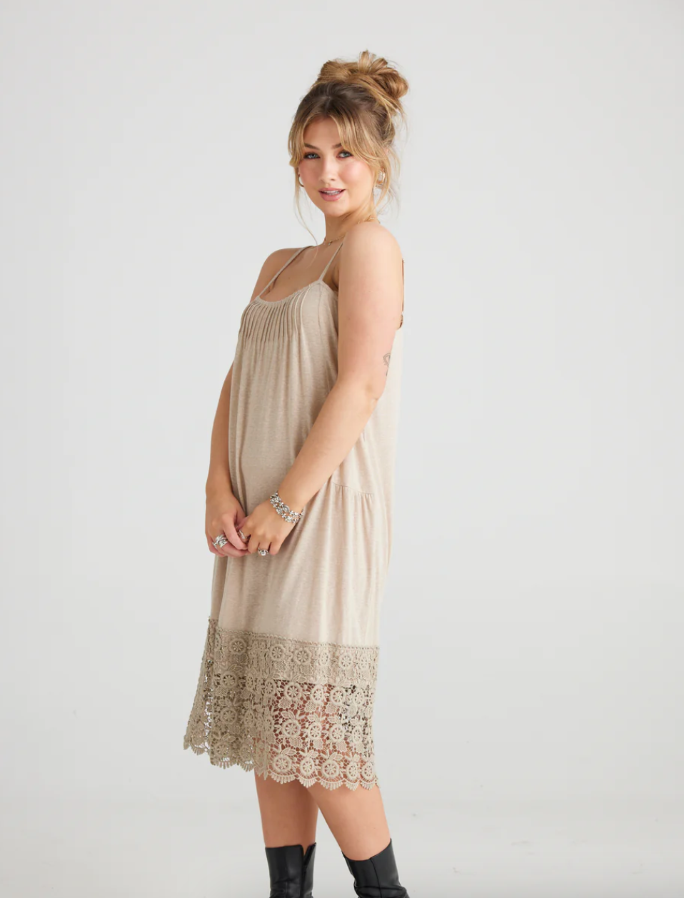 Marisol Lace Edged Slip Dress