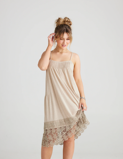 Marisol Lace Edged Slip Dress