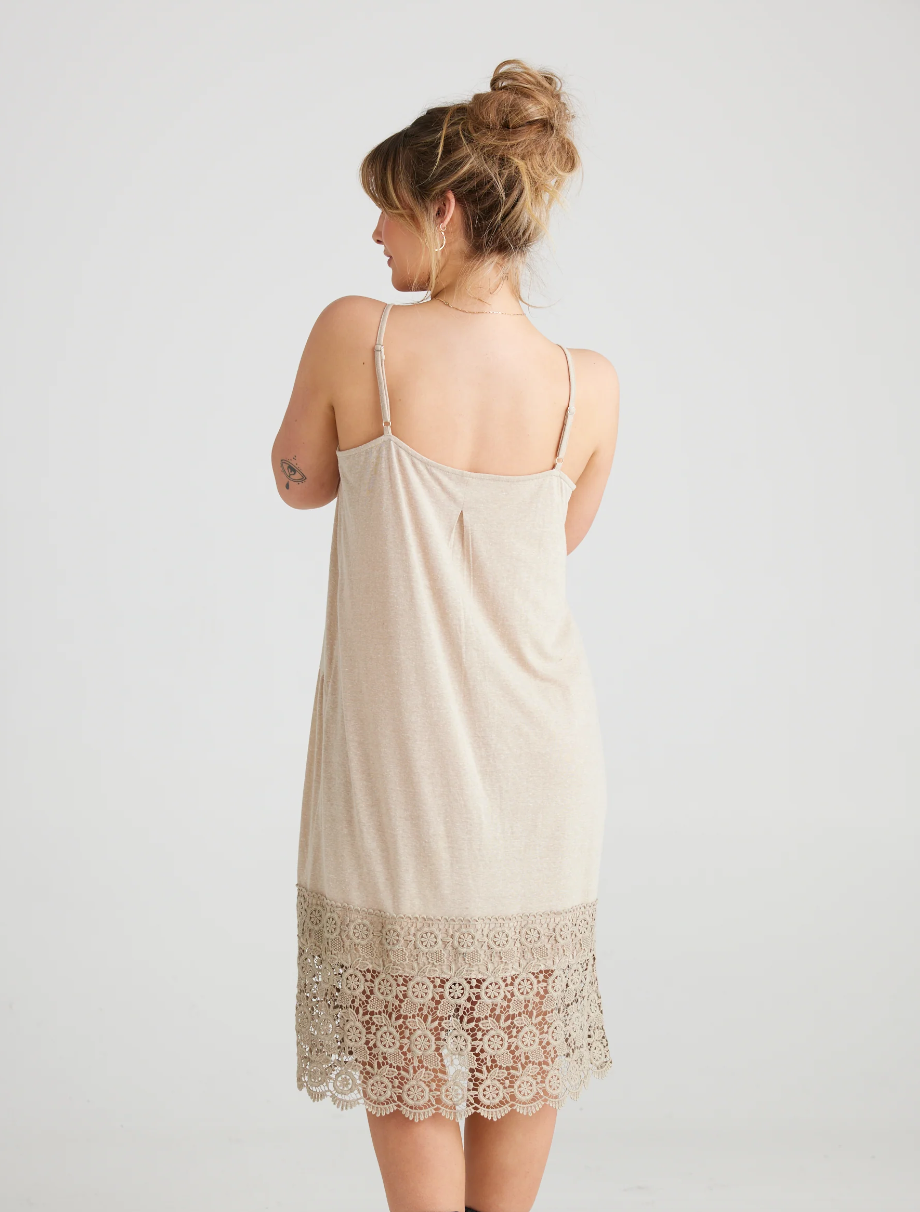 Marisol Lace Edged Slip Dress