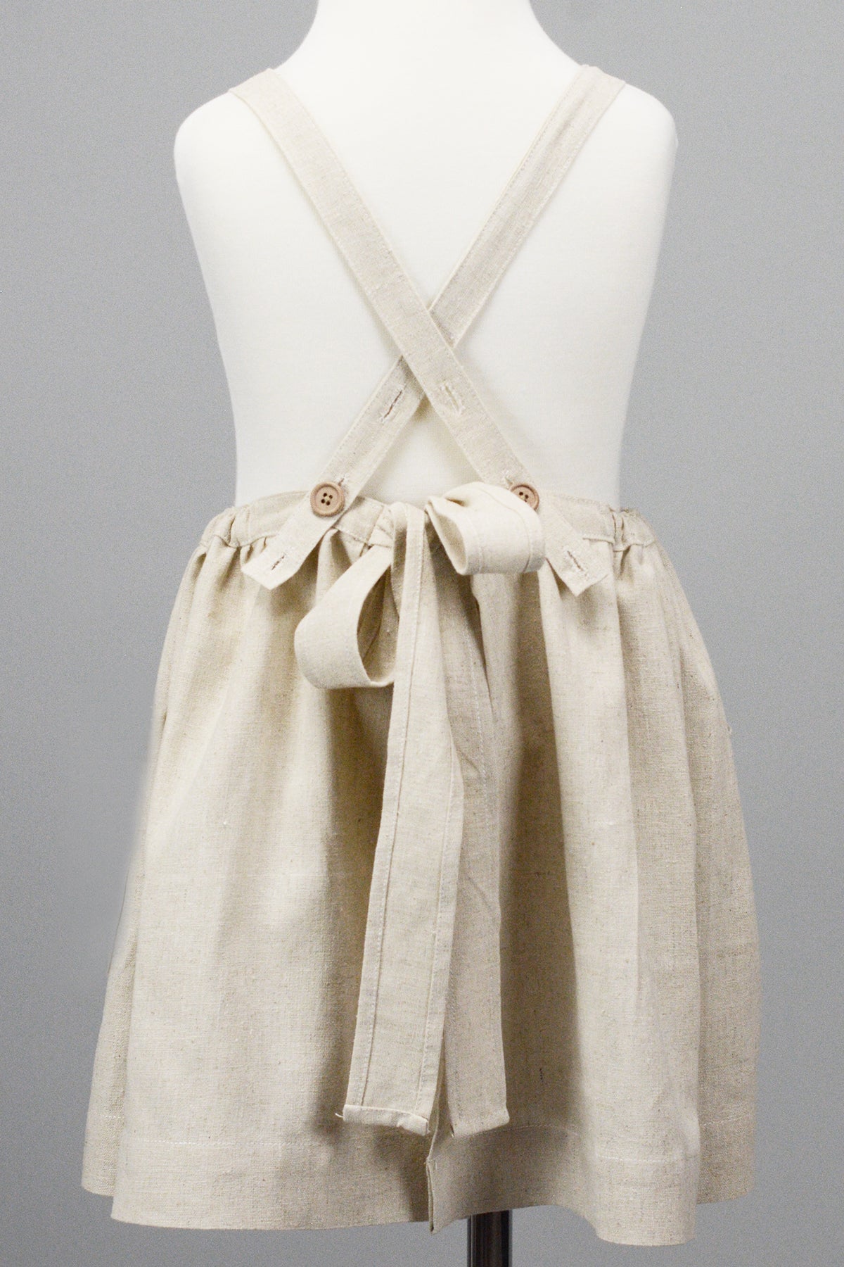 Apron dress hot sale linen