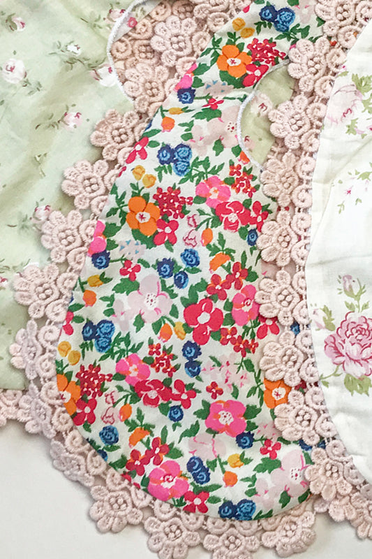 Floral Baby Bib - Bold Floral