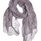 Midsummer's Cotton and Lace Scarf