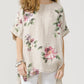 Floral Linen Contessa Top