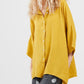 LINEN TEDDY SHIRT - Pure linen Loose Fit shirt