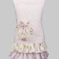 Pink Floral Stripe Children's Apron