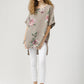 Floral Linen Contessa Top
