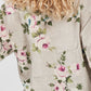 LINEN TEDDY SHIRT - FLORAL