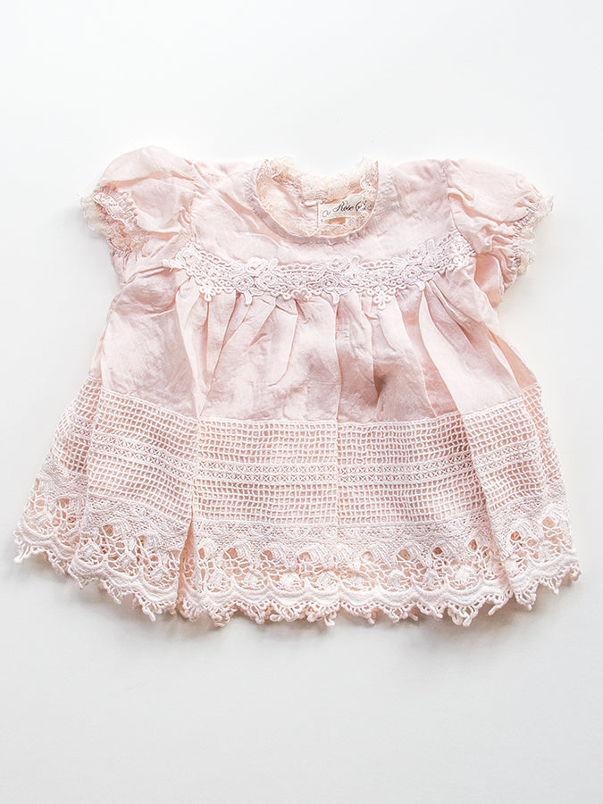 Heirloom Silk Baby Dress