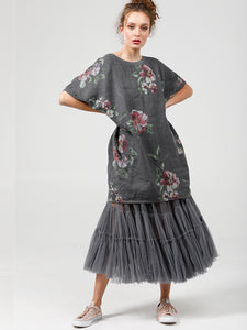 Celeste Tutu - Tulle Adult Tutu Skirt Charcoal