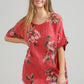 Floral Linen Contessa Top
