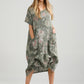 Floral Primavera Dress - Long Pure Linen Dress