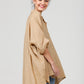 LINEN TEDDY SHIRT - Pure linen Loose Fit shirt