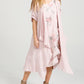 Floral Primavera Dress - Long Pure Linen Dress