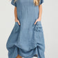Solid Primavera Dress - Long Pure Linen Dress