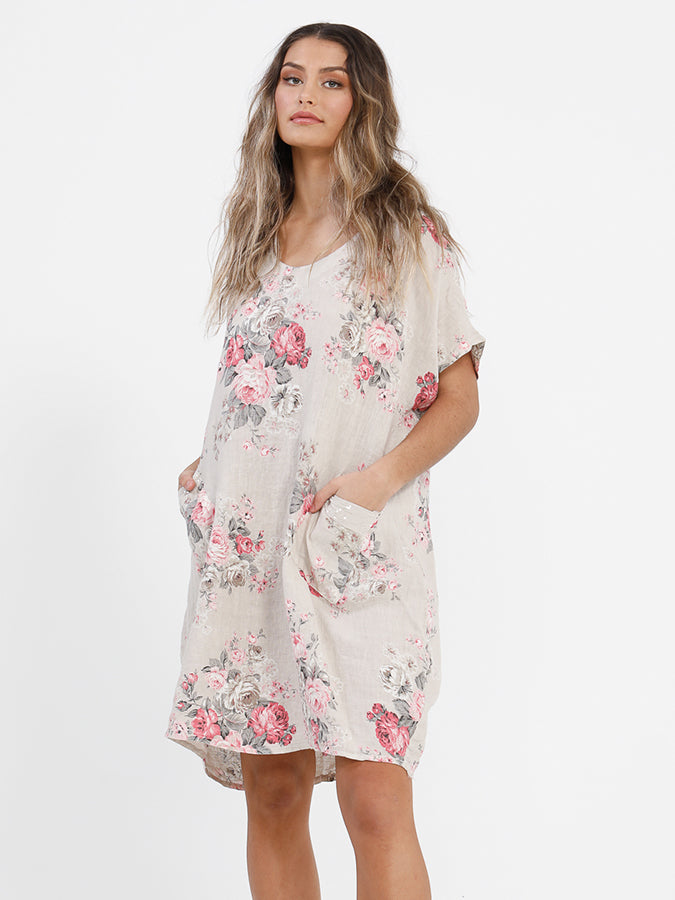 POSIE DRESS - Linen Dress Top