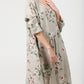 FLORAL MIA DRESS - Pure linen day dress