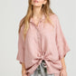 LINEN TEDDY SHIRT - Pure linen Loose Fit shirt