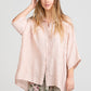 LINEN TEDDY SHIRT - Pure linen Loose Fit shirt