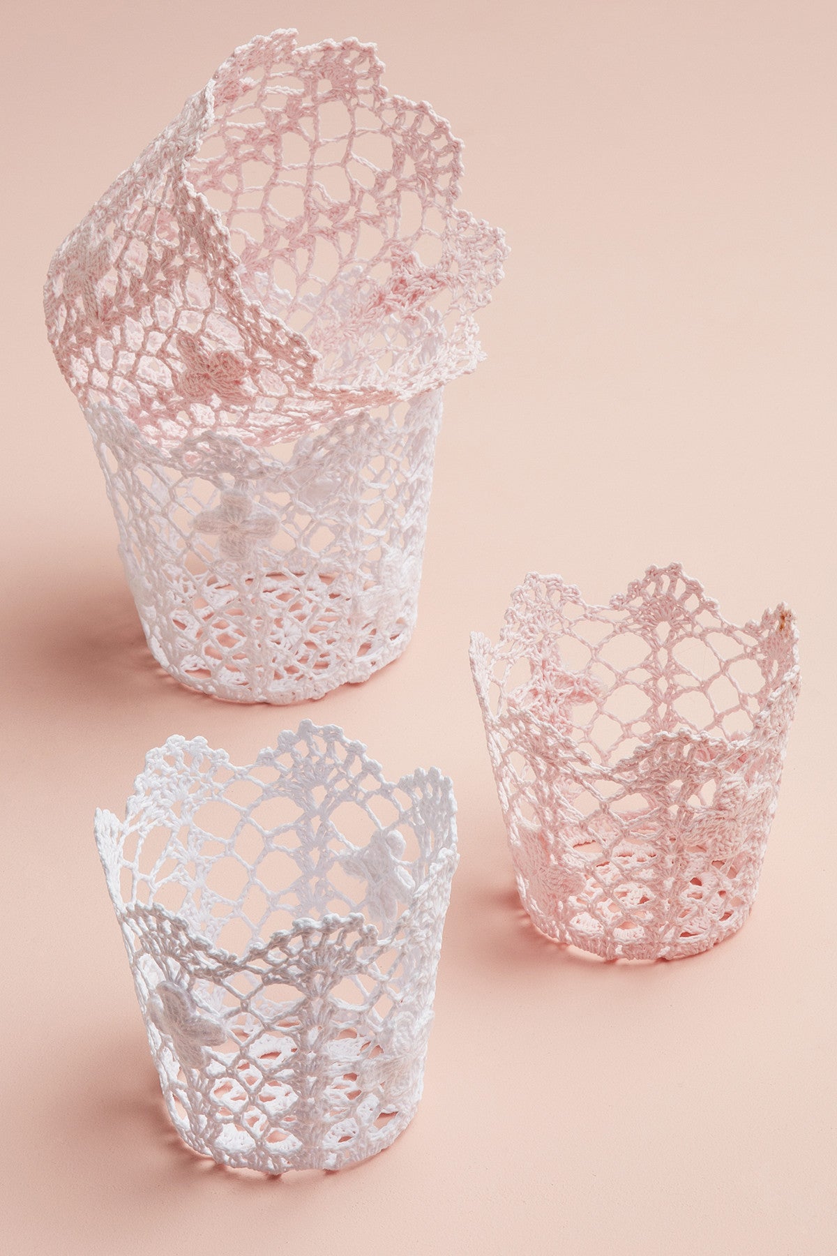 Lace Storage Pots - Small