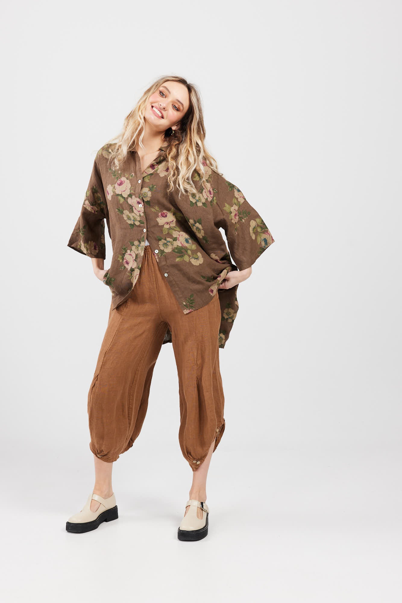 Lulu Linen Pants Solid Colors