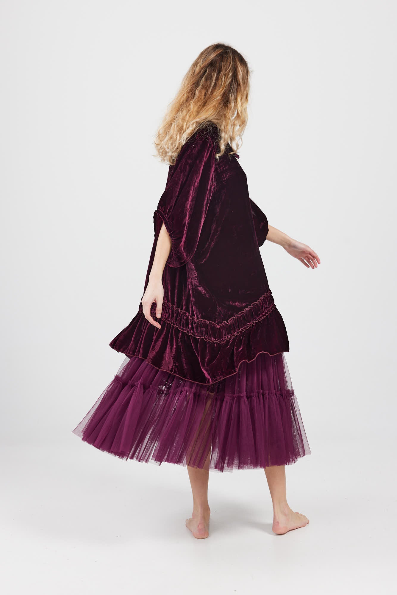 Velvet Florentine  Coat-dress.