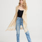 Lace-Edged Cardigan