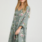 FLORAL MIA DRESS - Pure linen day dress